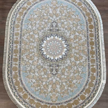 Ковер персидский G129-FI Mashad 1200 (Акрил, серый)
