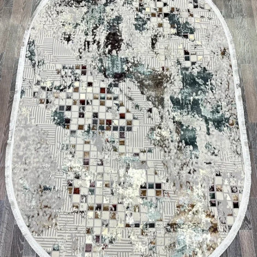 Ковер FESTIVAL L143A_BLUE овальный (Турция)