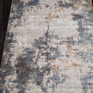 Ковер D742 - BEIGE-BLUE - Прямоугольник - коллекция SERENITY