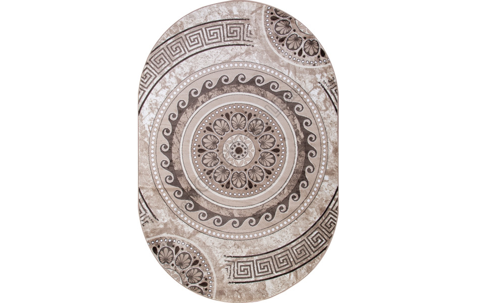 Ковер Valencia Delux d300 - CREAM-BROWN - Овал
