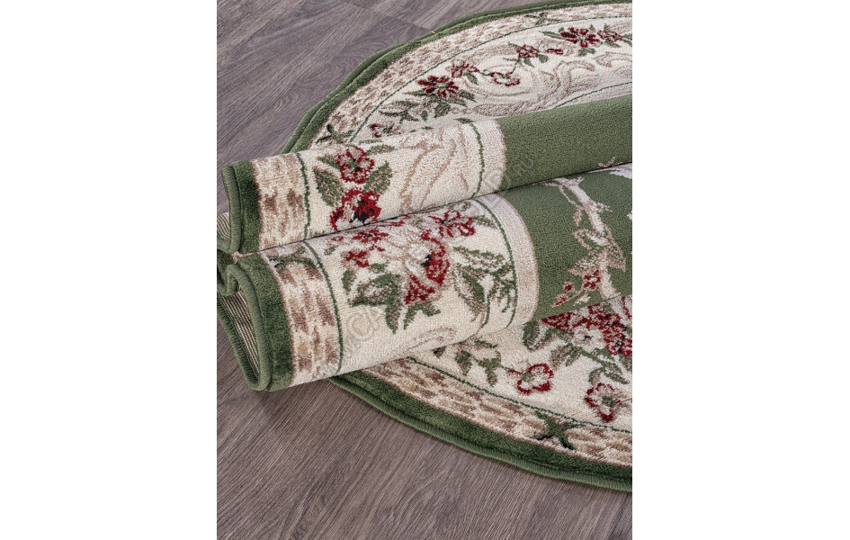 Ковер D057 - GREEN - Овал  COLIZEY