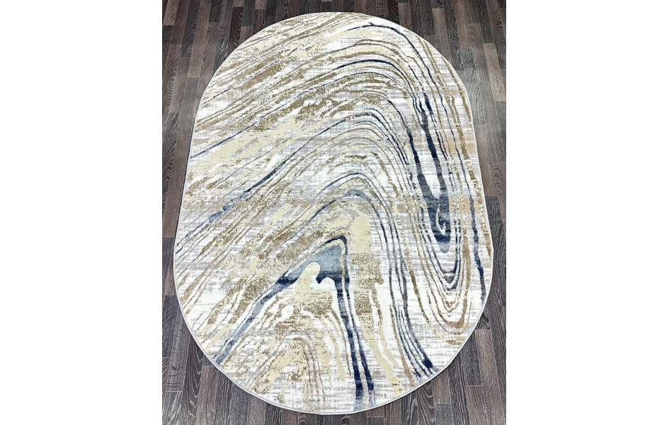 D065A_CREAM SHIRINK BLUE FDY Semnan овал