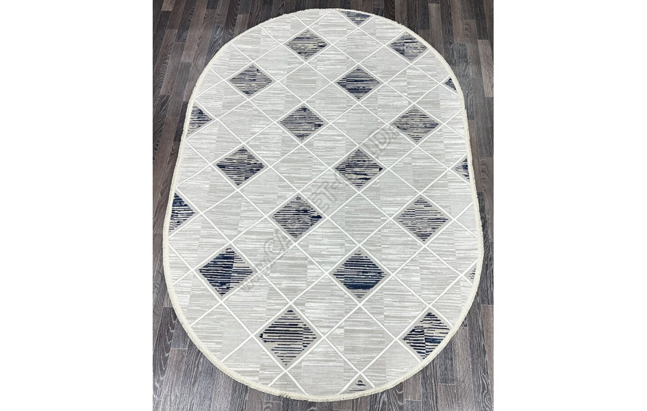 Ковер Gordion 16109_1 овал в скандинавском стиле