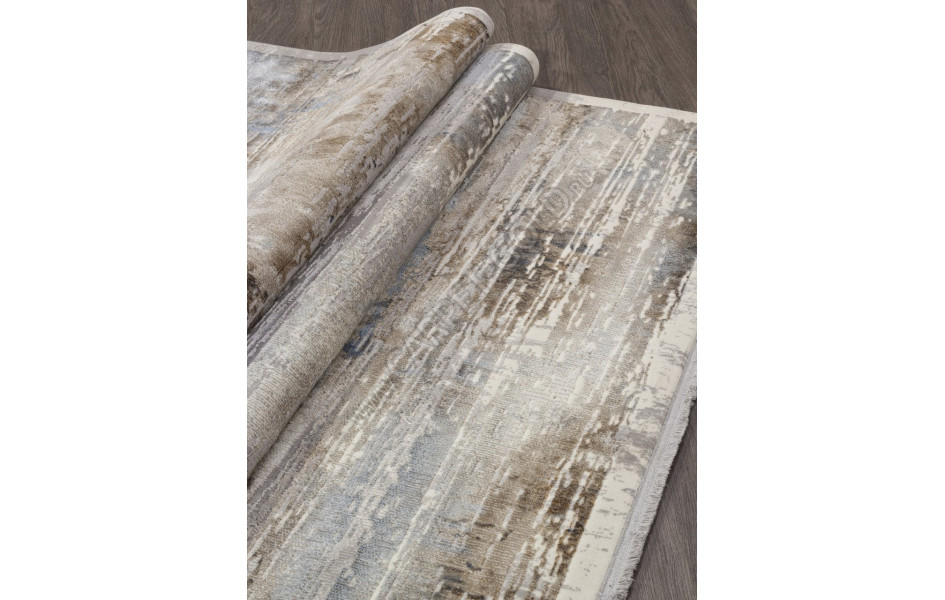 Ковер 07396A - BEIGE FDY / CREAM HB - Прямоугольник - коллекция ASADU