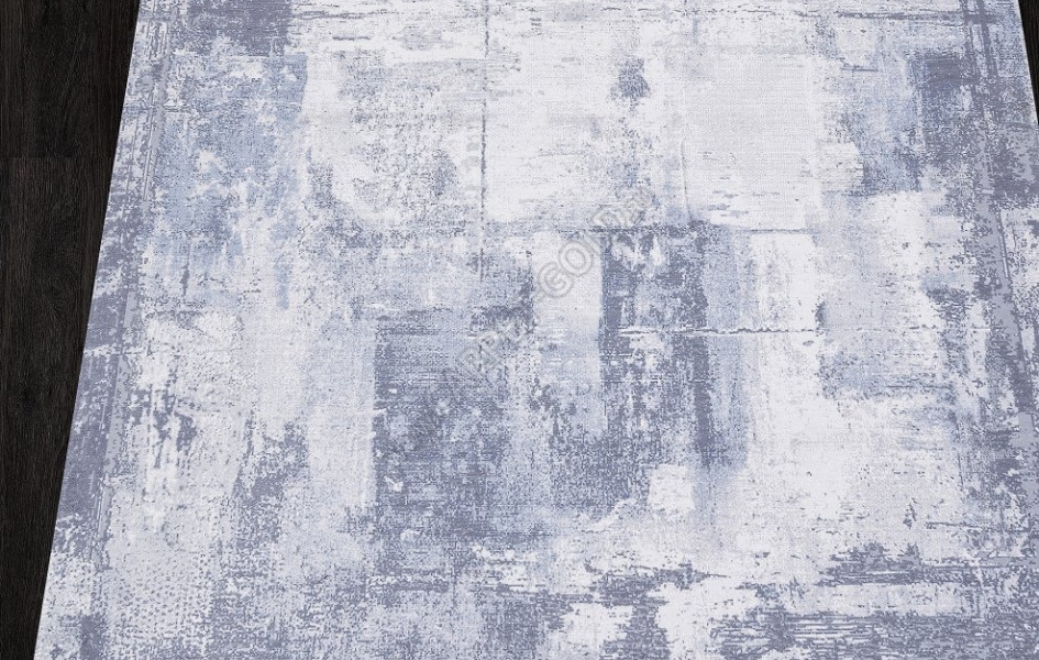 Ковер AB074A - GREY / BLUE - Прямоугольник - коллекция LOTUS