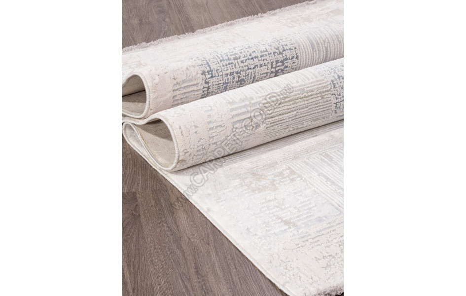 Ковер C558AC - BEIGE / GREY - Прямоугольник - коллекция PERLA
