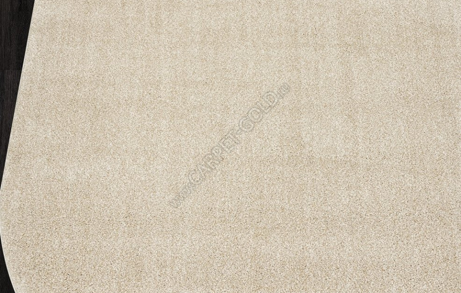 Однотонный бежевый овальный ковер T600 - LIGHT BEIGE - коллекция SOFIA