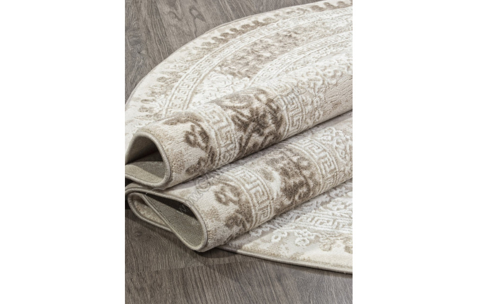 Ковер 04087A - BROWN / BROWN - Овал - коллекция ARMINA