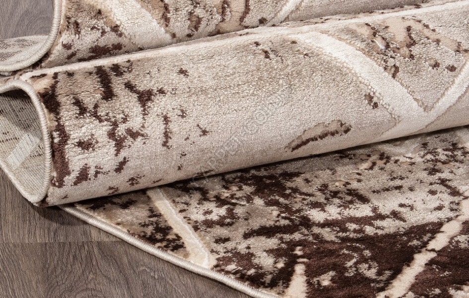 Ковер 04035B - DARK BROWN - Овал - коллекция ARMINA