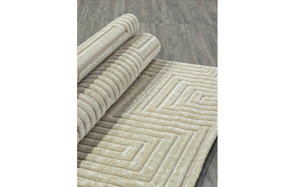 Ковер D786AP - BEIGE / BEIGE - Прямоугольник - коллекция JUNO