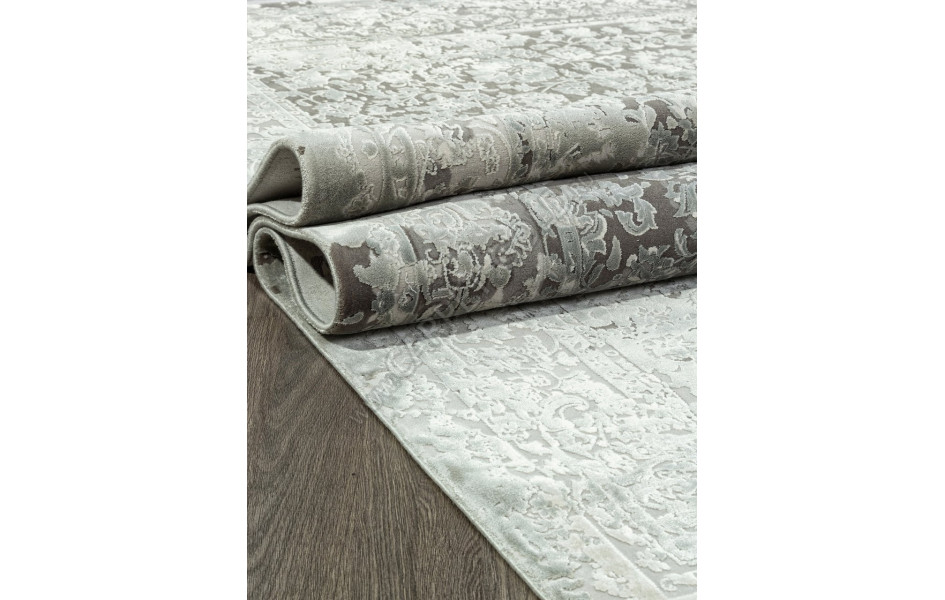 Ковер A021AG - D.GREY / GREY - Прямоугольник - коллекция EMPEROS