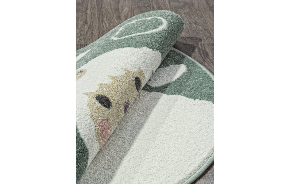 Ковер C119 - LIGHT GREEN - Круг - коллекция SOFIT