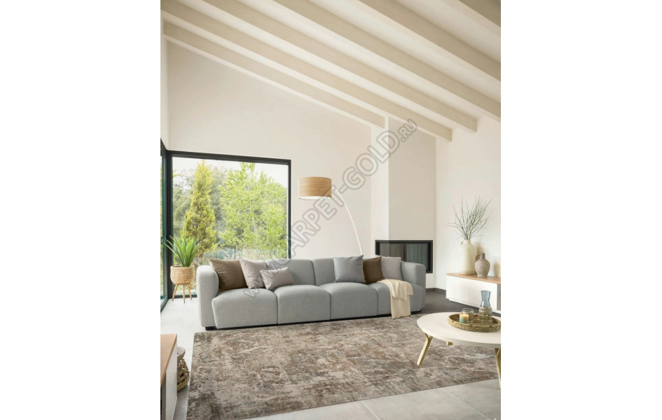 Ковер F445AF - BROWN / CREAM - Прямоугольник - коллекция AFINA