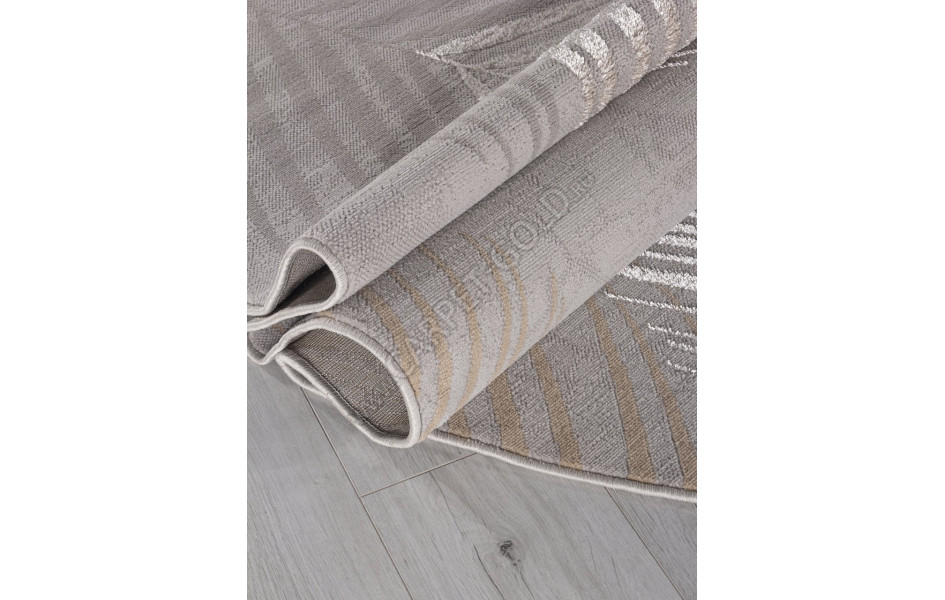 Ковер F167 - GRAY - Овал - коллекция LIMAN