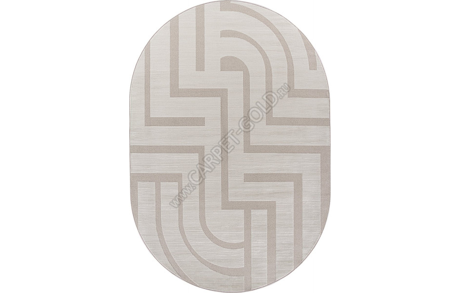 Ковер F439 - CREAM - Овал - коллекция DIOS