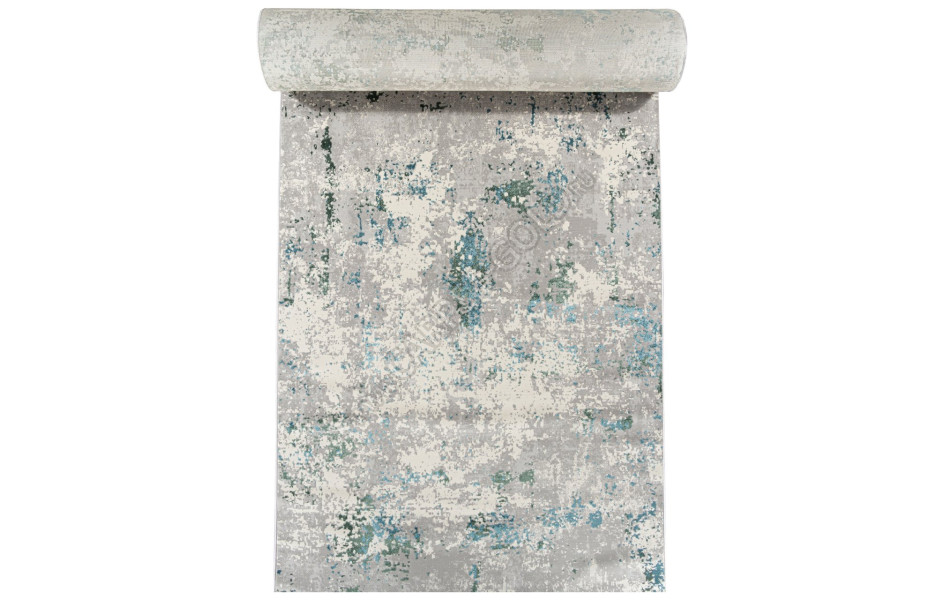 Ковер F477 - GRAY-BLUE - Дорожка - коллекция LIMAN