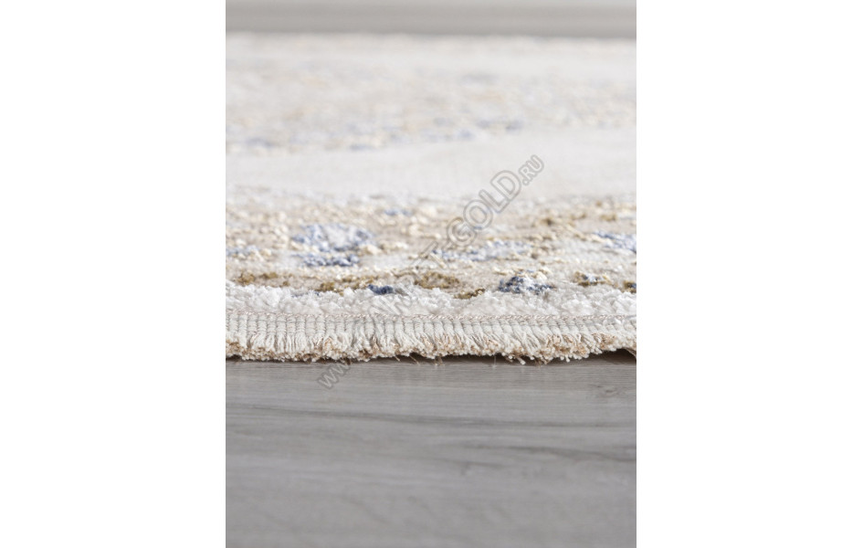 Ковер 27226A - BEIGE / BLUE - Овал - коллекция MOSSO