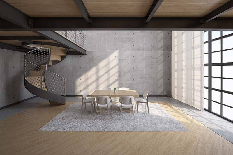 стильный ковер в современном интерьере